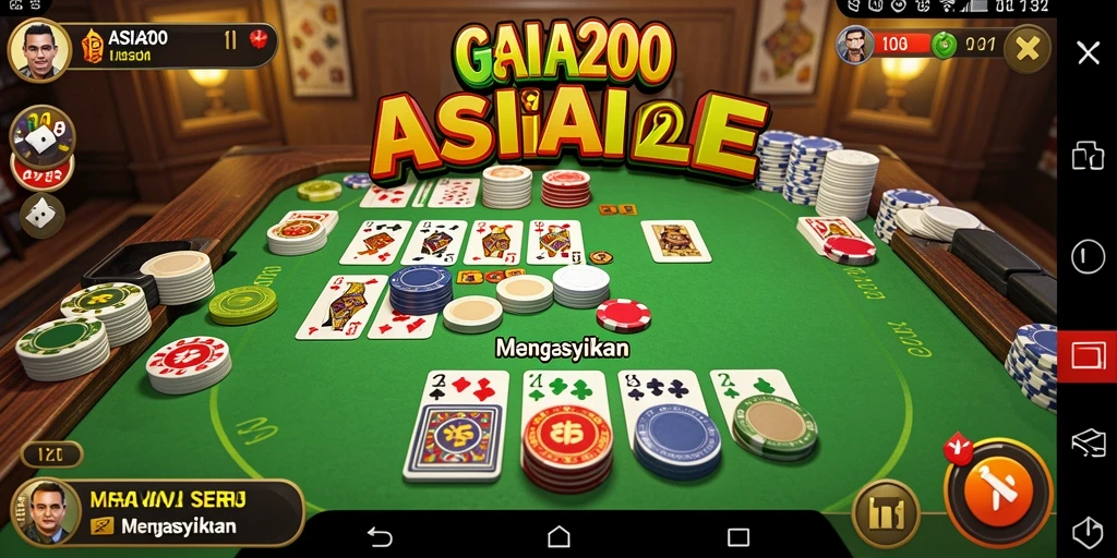 Tampilan gameplay seru ASIA200 yang menarik dan interaktif.