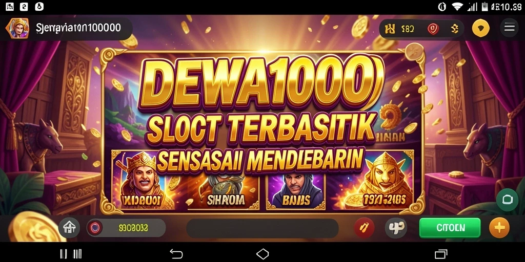 Tampilan gameplay DEWA1000 yang menarik dan menegangkan.