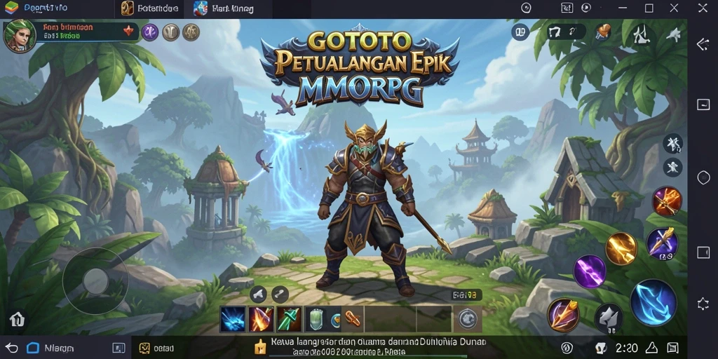 Tampilan gameplay GOTOTO yang memukau dan interaktif.