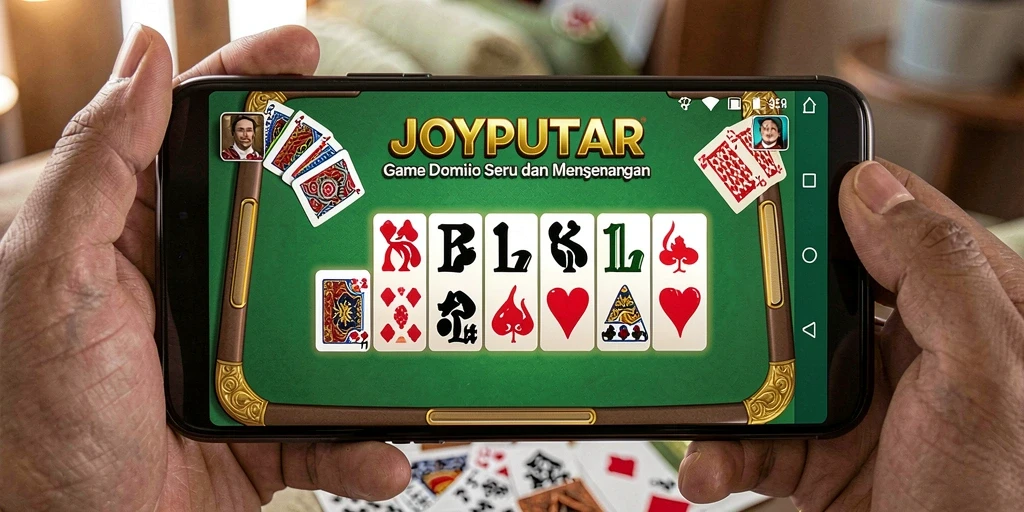 Tampilan menarik gameplay Domino JOYPUTAR yang sangat mengasyikkan.
