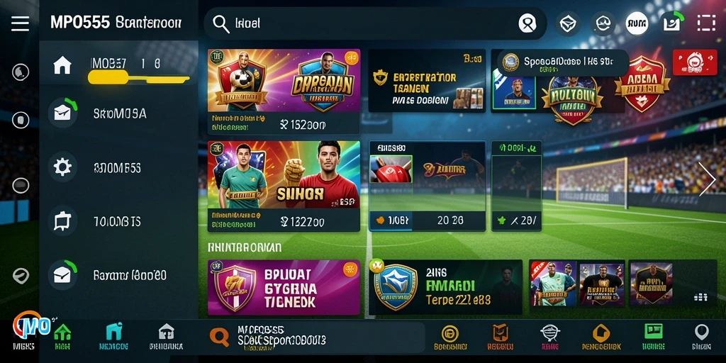 Screenshot utama MPO555 menampilkan antarmuka taruhan pengguna yang menarik.