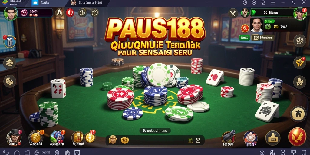 Screenshot PAUS188 menampilkan gameplay QiuQiu yang menarik.