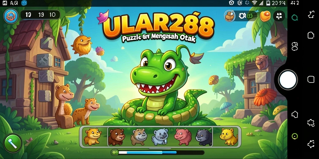 Gameplay ULAR288 yang menantang di dalam puzzle seru.
