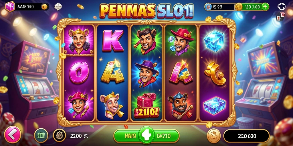 Tampilan gameplay menarik dengan mesin slot V21 yang beragam.