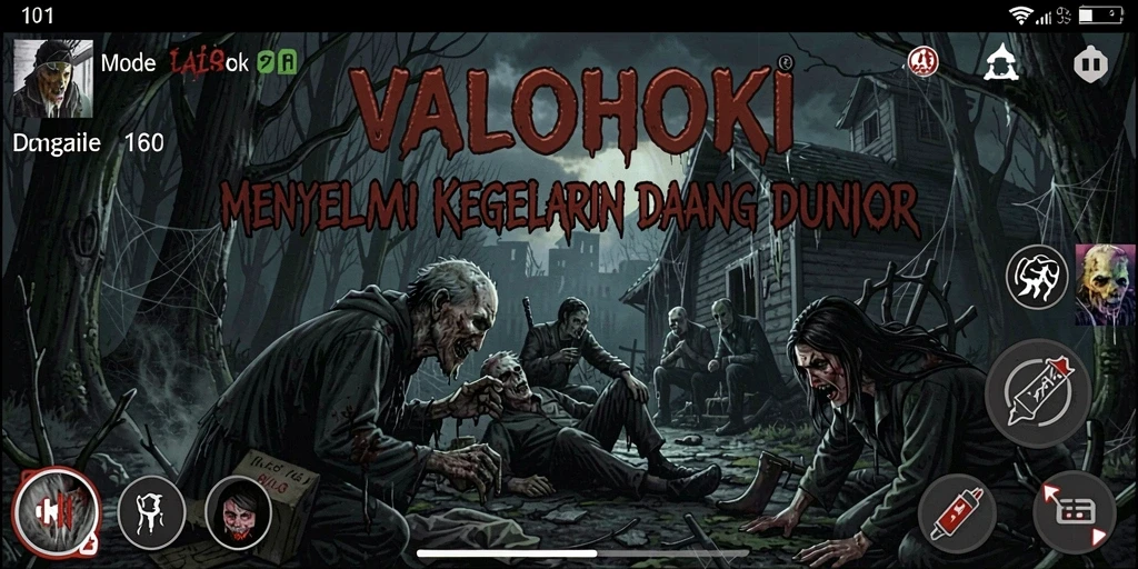 Gameplay VALOHOKI menampilkan momen-momen ketegangan yang luar biasa.